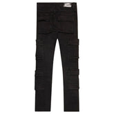 VALABASAS "General" Black Washed Skinny Jeans at Gravity NYC